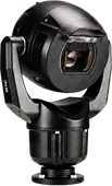 A pan-tilt-zoom camera unit on its mount